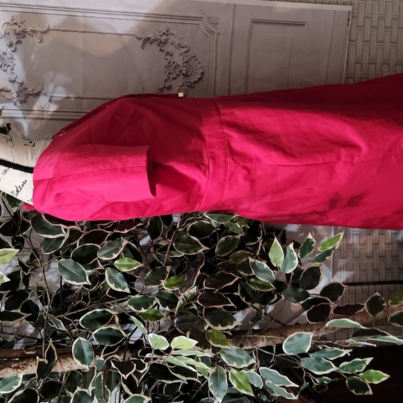 Paule Ka Paris Tie Front Shift Dress With Pockets NWT 42 - Picture 5 of 15